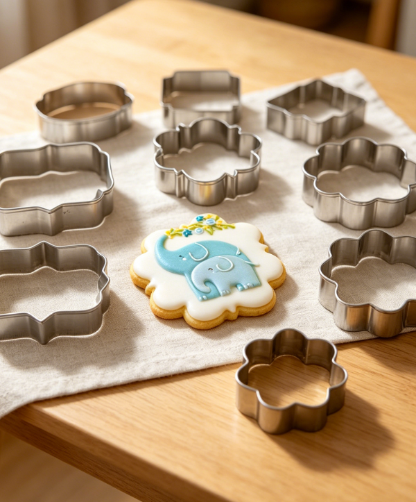 Irregularly Shaped Nameplate Stainless Steel DIY Fondant Cookie Molds